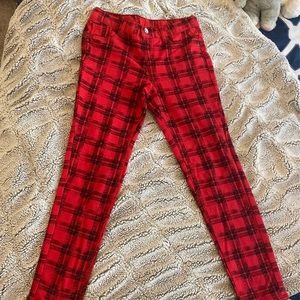 Justice Red Girl's Size 12 Pants